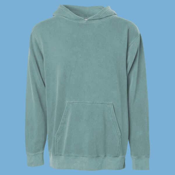 Youth Midweight Pigment-Dyed Hooded Sweatshirt Thumbnail