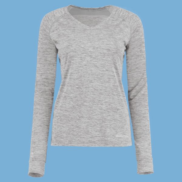 Women's Electrify CoolCore® Long Sleeve V-Neck T-Shirt Thumbnail