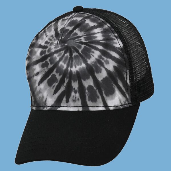 Tie-Dyed Five-Panel Trucker Cap Thumbnail