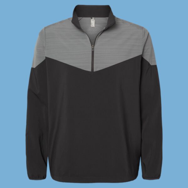 Heather Chevron Quarter-Zip Windshirt Thumbnail