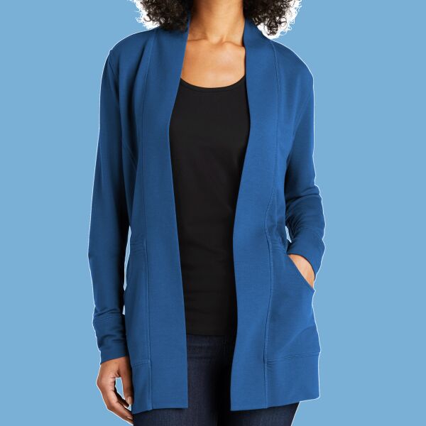 Women's Microterry Cardigan Thumbnail