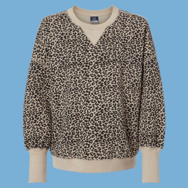 Women's Sueded Fleece Crewneck Sweatshirt Thumbnail