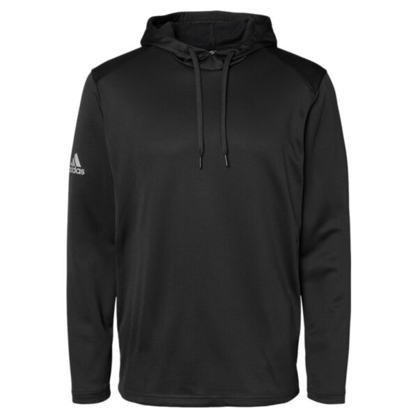 Men's Textured Mixed Media Midweight Hooded Sweatshirt Thumbnail