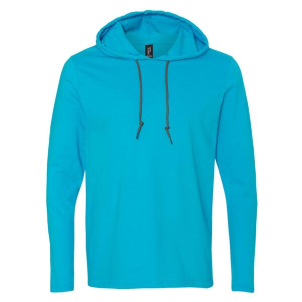 Softstyle® Lightweight Hooded Long Sleeve T-Shirt Thumbnail