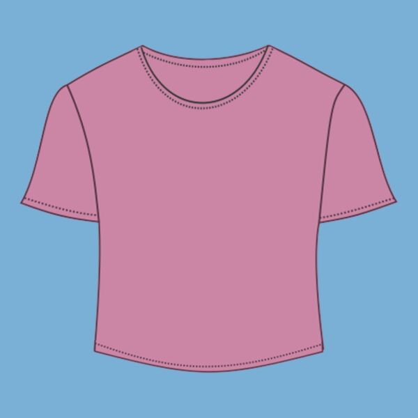 Women's Heritage Retro Crop Top Thumbnail