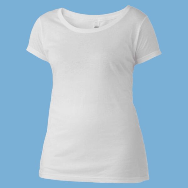 Women's Poly-Rich Scoop Neck T-Shirt Thumbnail