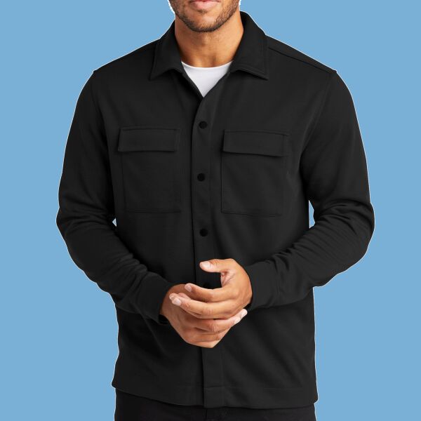 Double Knit Snap Front Jacket Thumbnail