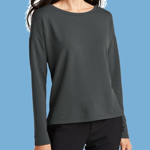 Women's Stretch Drop Shoulder Pullover Thumbnail