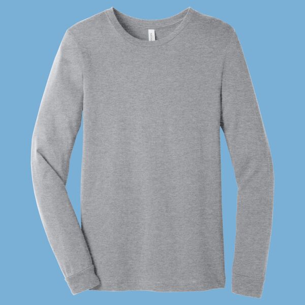 Unisex Heather CVC Long Sleeve Tee Thumbnail