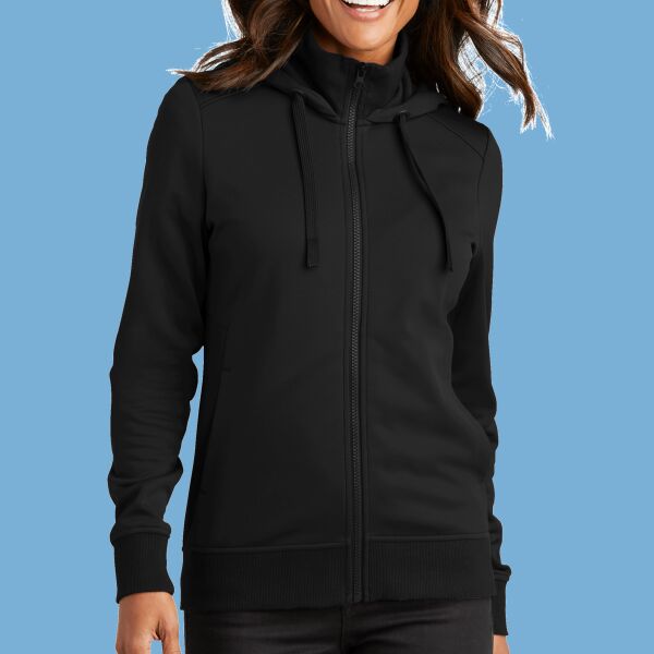 Women's Smooth Fleece Hooded Jacket Thumbnail