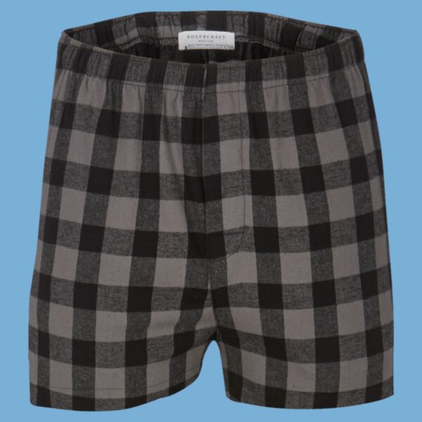 Men's Double Brushed Flannel Boxers Thumbnail