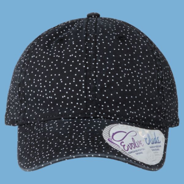 Women's Garment-Washed Fashion Print Cap Thumbnail
