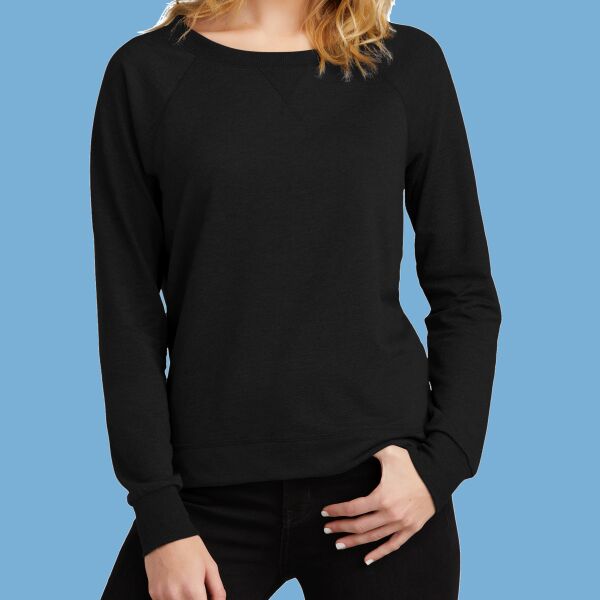 Women's Featherweight French Terry Long Sleeve Crewneck Thumbnail