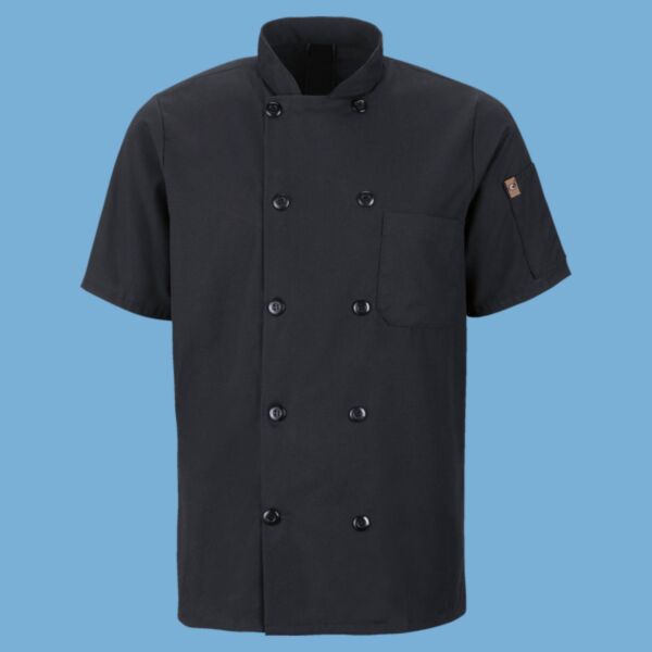 Mimix™ Short Sleeve Chef Coat with OilBlok Thumbnail