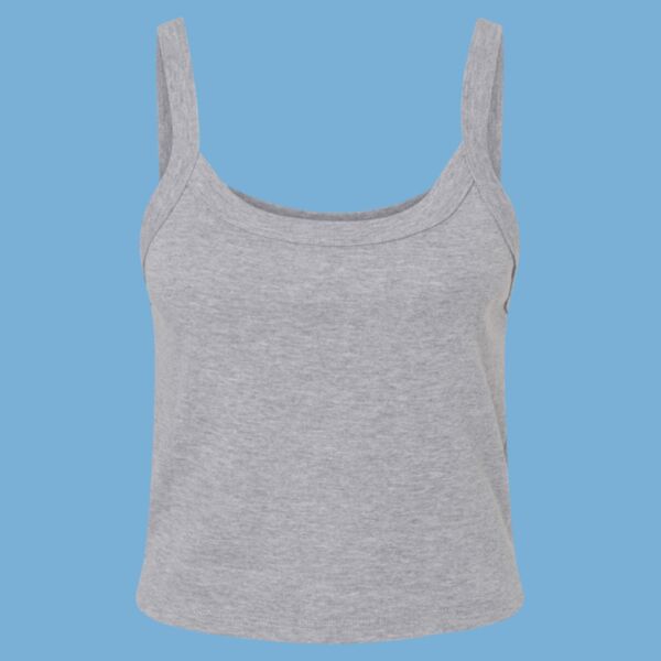 Women's Micro Rib Spaghetti Strap Tank Thumbnail