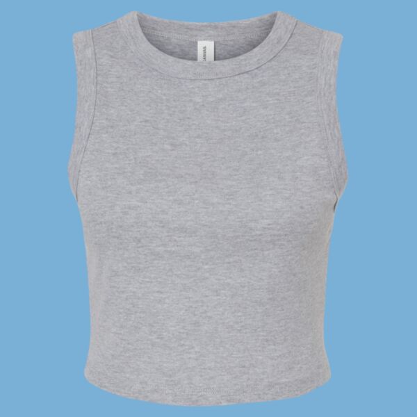 Women's Micro Rib Muscle Crop Tank Thumbnail