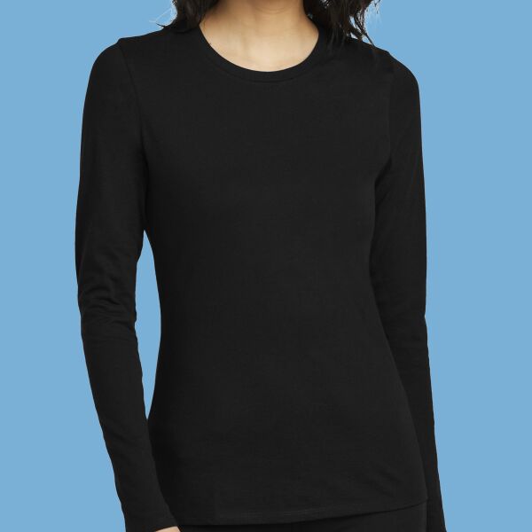 Women's Perfect Blend ® CVC Long Sleeve Tee Thumbnail