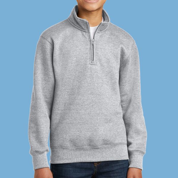 Youth Core Fleece 1/4 Zip Pullover Sweatshirt Thumbnail