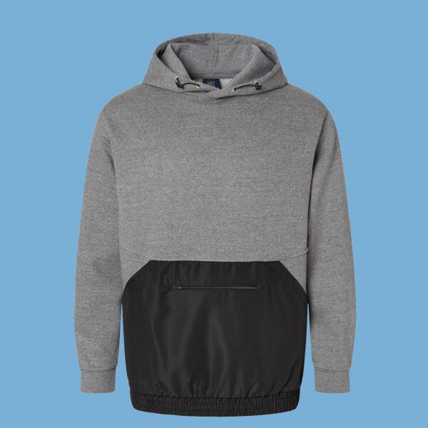 Mixed Media Hooded Sweatshirt Thumbnail