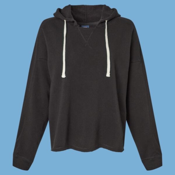 Women's Angel Fleece Crop Hooded Sweatshirt Thumbnail
