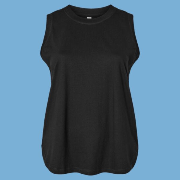 Women's Curvy Relaxed Fine Jersey Tank Thumbnail