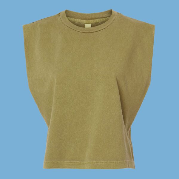 Garment-Dyed Women's Heavyweight Muscle Tee Thumbnail
