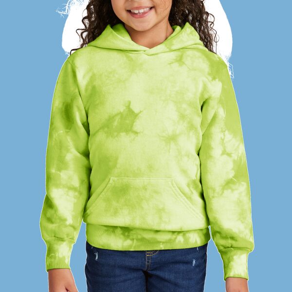 Youth Crystal Tie Dye Pullover Hoodie Thumbnail