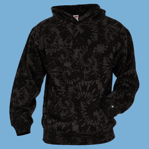 Youth Tie-Dyed Triblend Hooded Sweatshirt Thumbnail