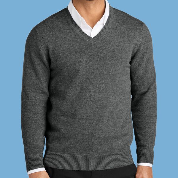 Easy Care V Neck Sweater Thumbnail