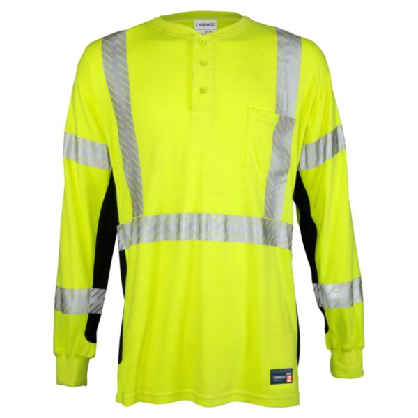 FR Long Sleeve Henley T-Shirt - Tall Sizes Thumbnail