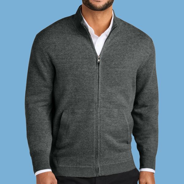 Easy Care Full Zip Sweater Thumbnail