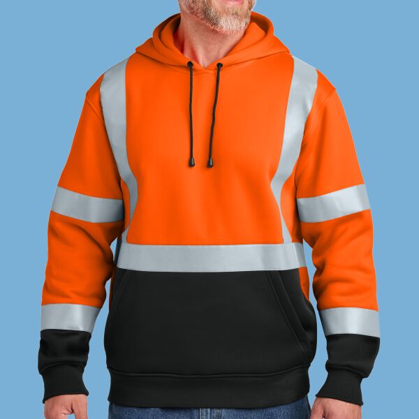 Ansi 107 Class 3 Heavy Duty Fleece Pullover Hoodie Thumbnail