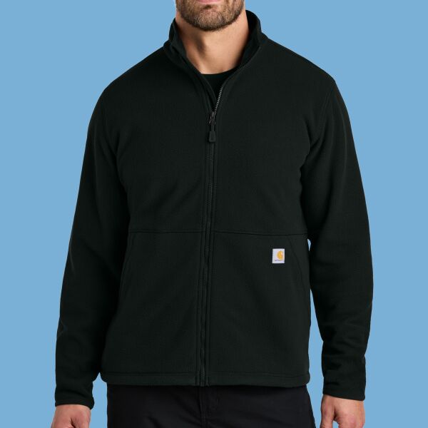 Textured Full Zip Fleece Jacket Thumbnail