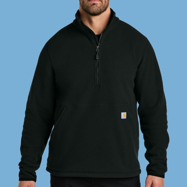 Textured 1/2 Zip Fleece Jacket Thumbnail