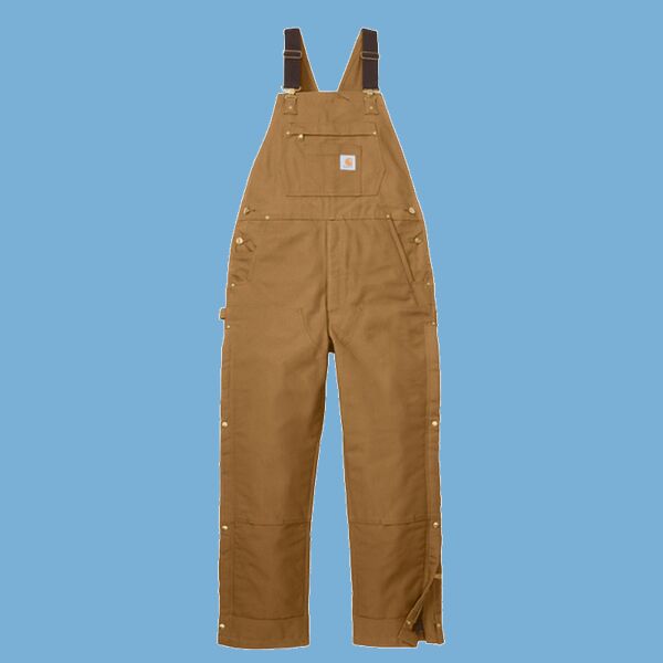Short Firm Duck Insulated Bib Overalls Thumbnail