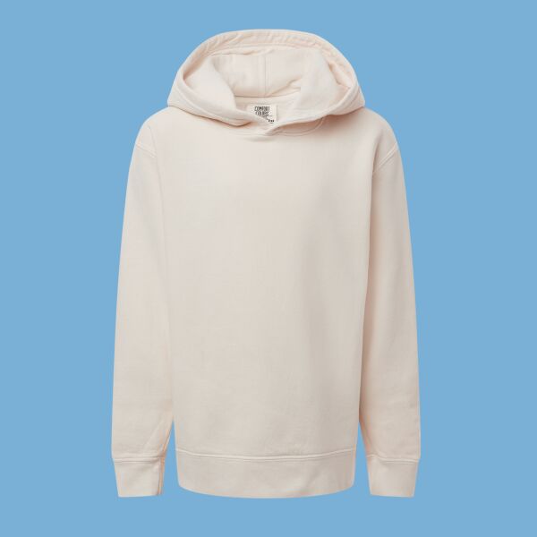 Garment-Dyed Youth Lightweight Fleece Hooded Sweatshirt Thumbnail
