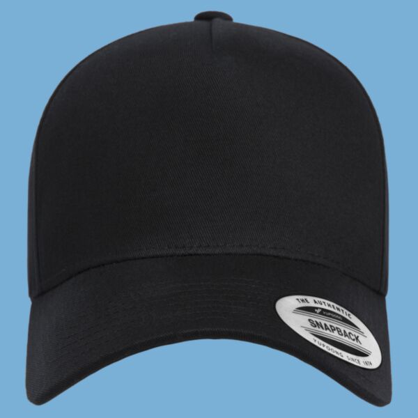 Retro Cotton Blend Trucker Snapback Cap Thumbnail