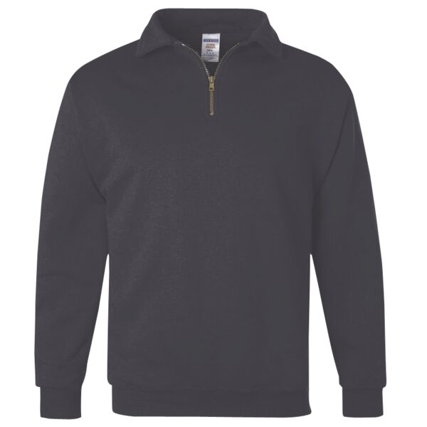 Unisex Nublend® Cadet Collar Quarter-Zip Sweatshirt Thumbnail