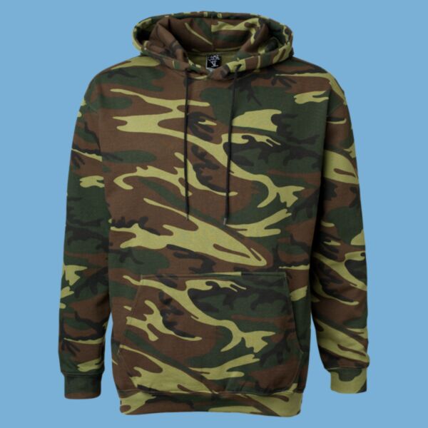 Camo Pullover Fleece Hoodie Thumbnail