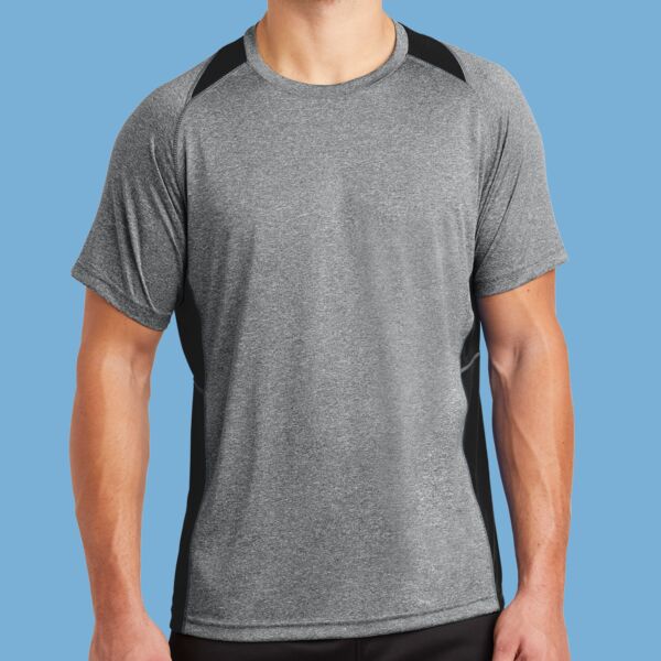 Heather Colorblock Contender Tee Thumbnail