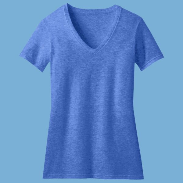 Women's Perfect Blend ® CVC V Neck Tee Thumbnail