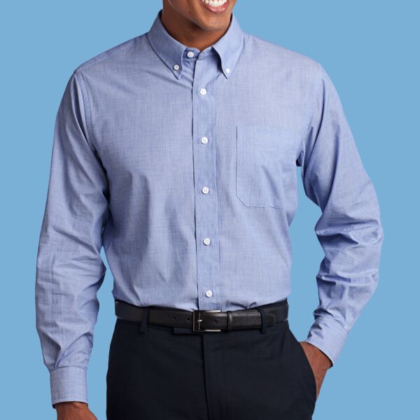 Tall Crosshatch Easy Care Shirt Thumbnail