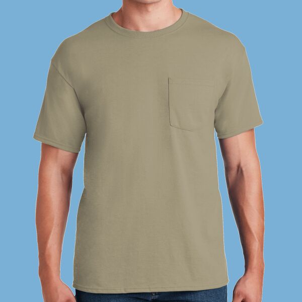 Dri Power ® 50/50 Cotton/Poly Pocket T Shirt Thumbnail