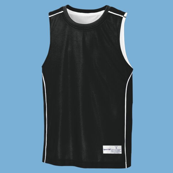 Youth PosiCharge ® Mesh Reversible Sleeveless Tee Thumbnail