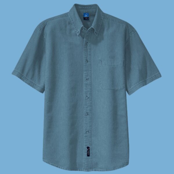 Short Sleeve Value Denim Shirt Thumbnail