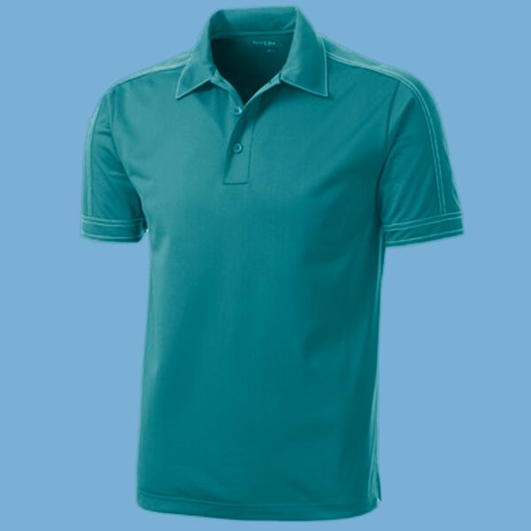 Contrast Stitch Micropique Sport Wick ® Polo Thumbnail