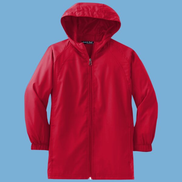 Youth Hooded Raglan Jacket Thumbnail