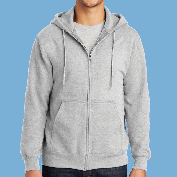 Essential Fleece Full Zip Hooded Sweatshirt Thumbnail
