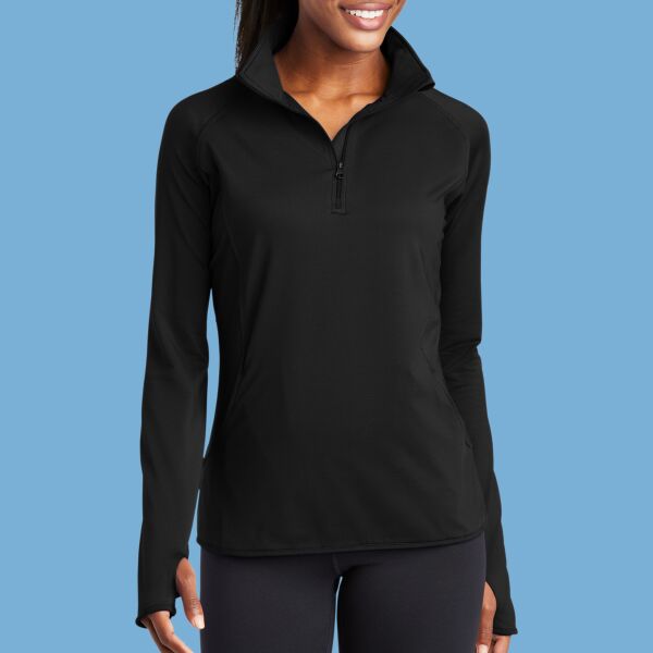 Women's Sport Wick ® Stretch 1/4 Zip Pullover Thumbnail