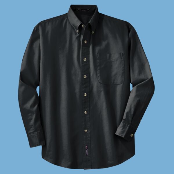 Tall Long Sleeve Twill Shirt Thumbnail